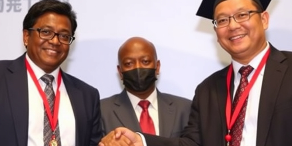 36 laureati sudafricani ricevono accoglienza dopo formazione in Cina