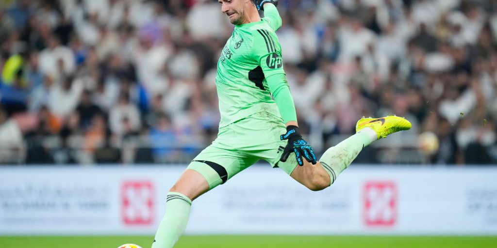 Courtois registra 34 passaggi lunghi nella vittoria del Real Madrid sull'Atletico