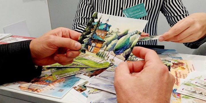 Пензенские юные художники создали серию сувенирных открыток с городскими видами