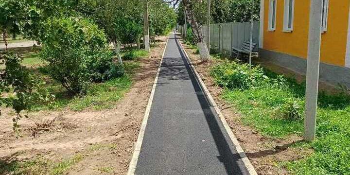 В четырёх селах Ипатовского округа Ставрополья обустроили тротуары