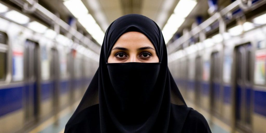 Офицер запаса сделал замечание мигрантке в никабе и получил неожиданный отпор