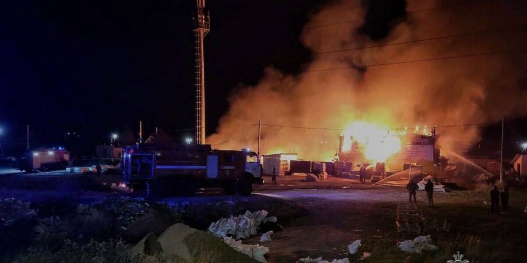 На пожаре в частном доме в Татарстане пострадал мужчина