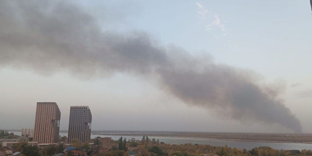 Под Волгоградом тушат еще один крупный ландшафтный пожар