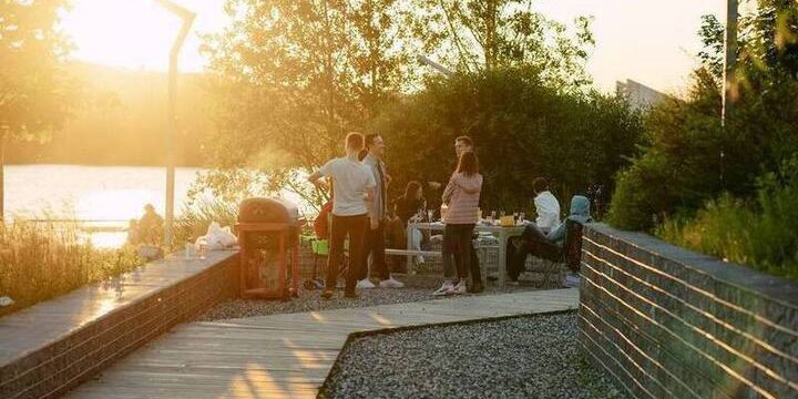 Завершила свою работу барбекю-зона на набережной озера Кабан в Казани