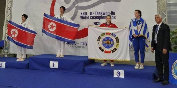 Sportiva russa trionfa al campionato mondiale di tae kwon do in Italia