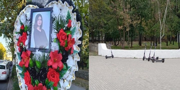 В Мелитополе развернули прокат самокатов на месте смертельного ДТП