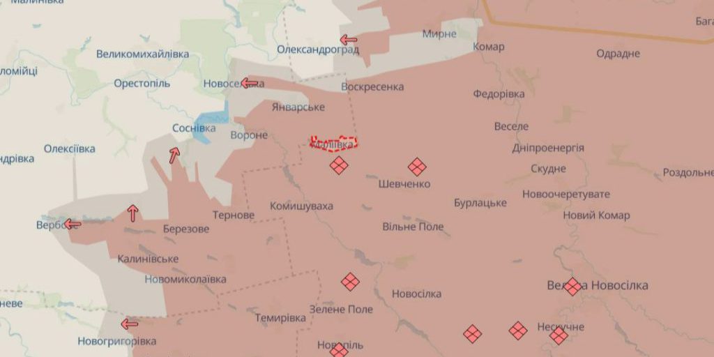 Russian forces occupy Maliivka in Dnipropetrovsk Oblast – DeepState