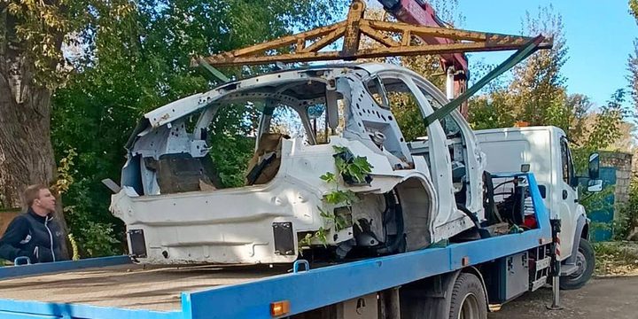 Более 200 брошенных автомобилей убрали с улиц Свердловского района Красноярска