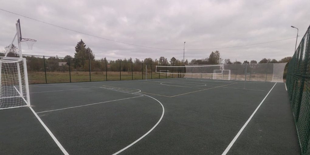 Спортивную площадку открыли в Чагодощенском округе