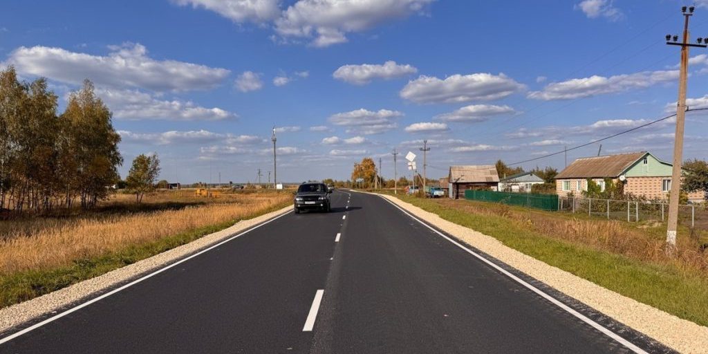 В Иссинском районе завершён ремонт двух участков дороги Лунино – Исса