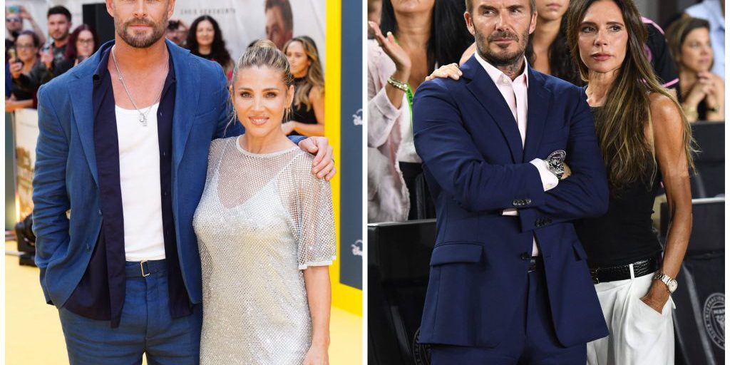 Capodanno delle celebrità: Elsa Pataky e Chris Hemsworth in barca, e il bilancio di David Beckham senza Brooklyn