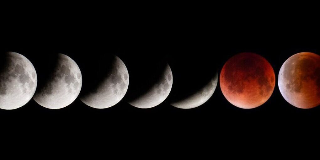 "Spettacolare fotografia del l'ultimo zatmenie lunare a Novosibirsk: tutte le fasi catturate!"