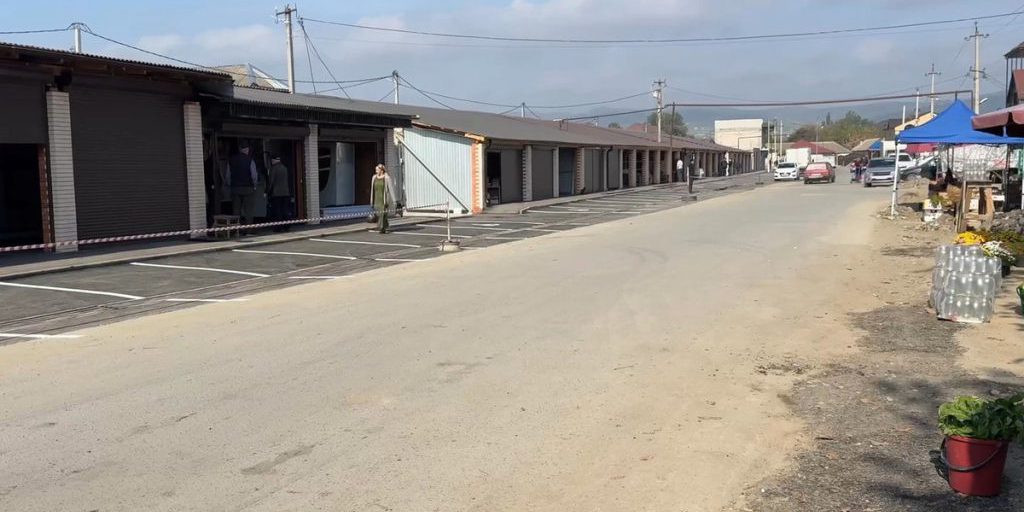 В Ингушетии благоустроили территорию, прилегающую к рынку