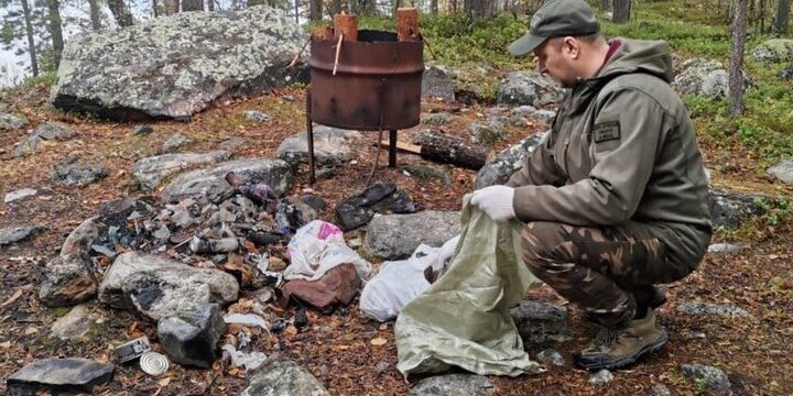 Более 30 кубометров мусора вывезли из тундры Кольского полуострова
