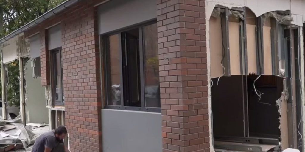 В Махачкале демонтируют незаконную пристройку, мешавшую движению пешеходов