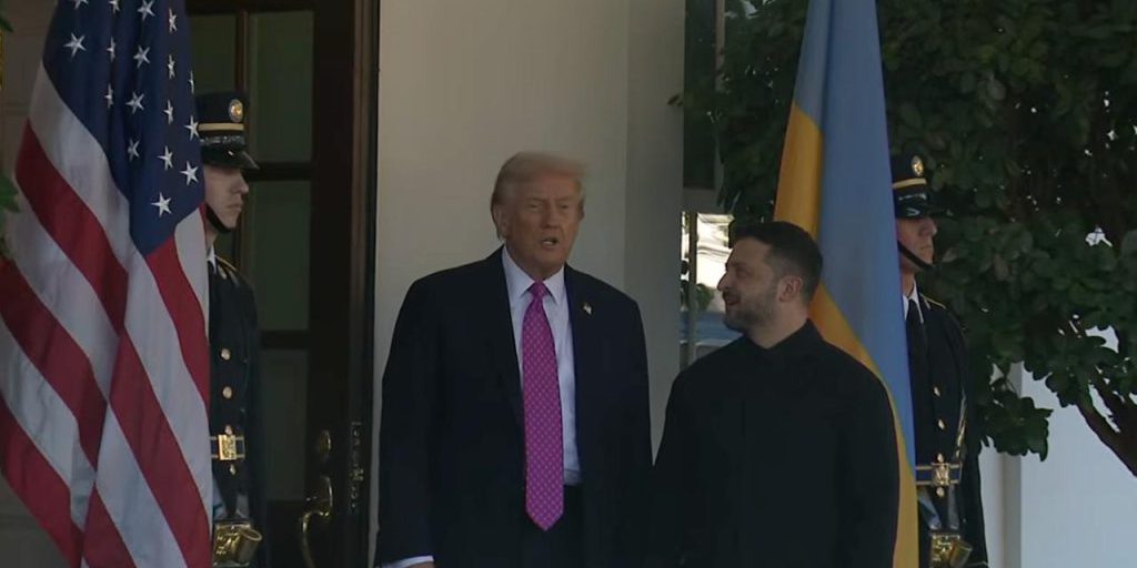 Zelenskyy arrives at White House for meeting with Trump