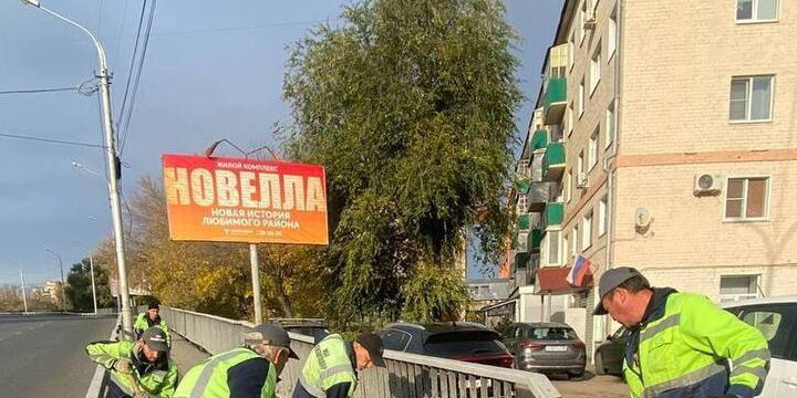 В Пензе проведена санитарная уборка двух путепроводов