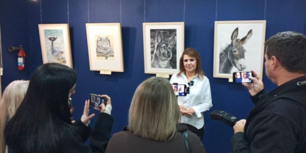 В Бердянске открылась выставка о роли животных в годы войны