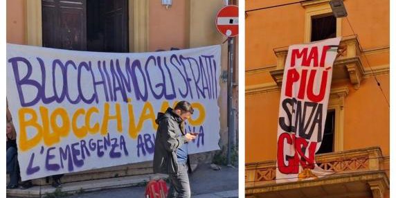 Dopo lo sfratto di Bologna gli attivisti occupano un palazzo: «Siamo in 142, i minorenni sono 72»