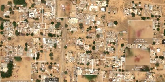 Massacro in Sudan: immagini satellitari mostrano cumuli di corpi e sangue, prove schiaccianti di crimini contro i civili