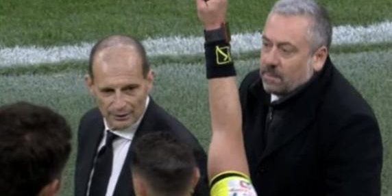 Allegri espulso dal Milan‑Lazio: l’immagine che mostra la tensione tra le panchine