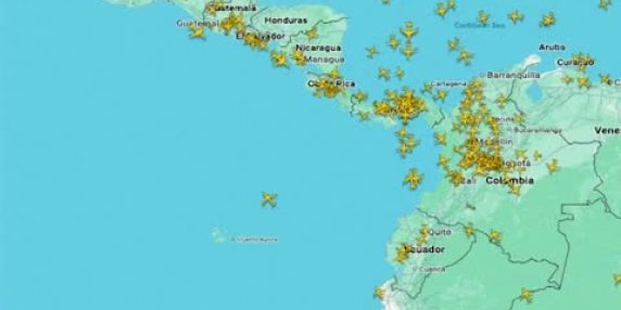 Pochi voli attraversano lo spazio aereo venezuelano, secondo le autorità