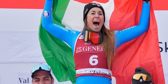 Sofia Goggia vince il SuperG: 27ª Coppa del Mondo e emozione al presidente Gasperini