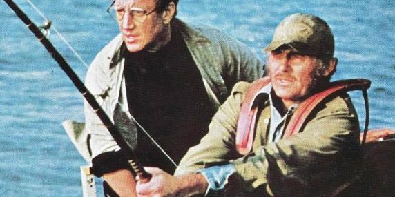 Arpione e canna da pesca del film “Lo squalo” di Spielberg all'asta