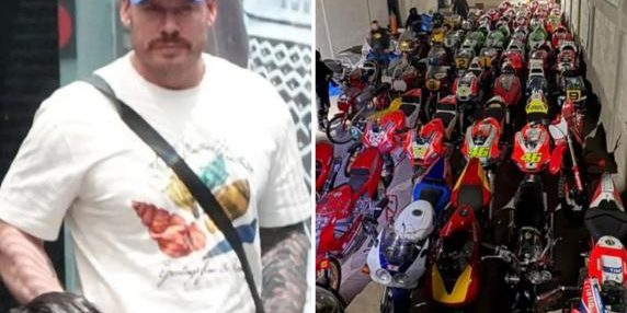 Motoscoperte nel garage di James Wedding: 15 milioni di valore e sospetti di traffico di droga