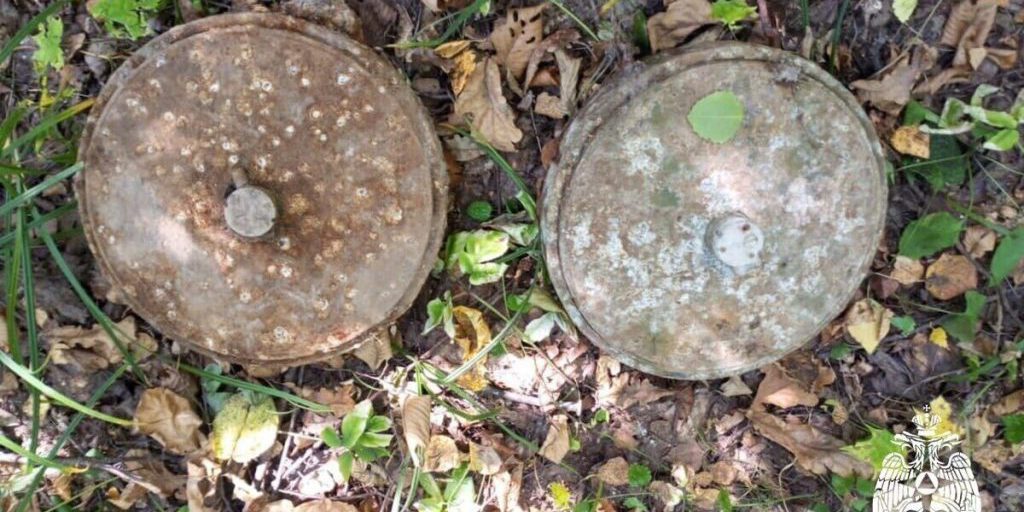 Mine Antitank della Seconda Guerra Mondiale rese insicure a Briansk grazie all'intervento dei servizi di emergenza locali