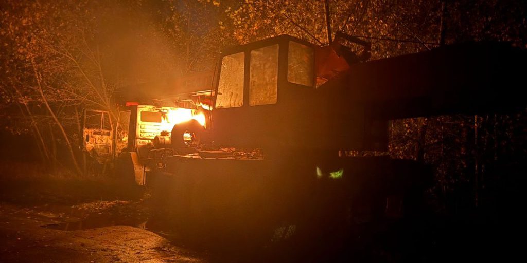 Russian drones hit energy company vehicles in Chernihiv Oblast: one killed, several injured