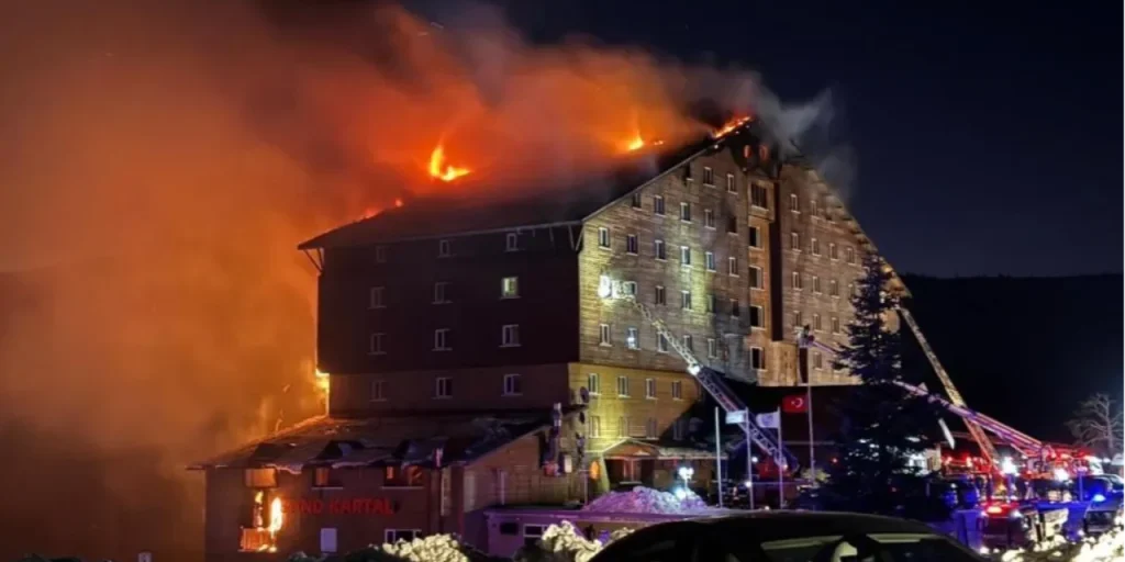 Incendio al Grand Kartal Hotel: 78 morti e dichiarazioni del ministero sulla sicurezza