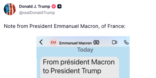 Macron chiede a Trump spiegazioni su Groenlandia e propone vertice G7 a Parigi con Russia