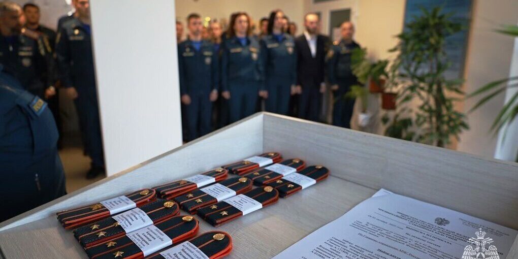 Церемония награждения сотрудников прошла в МЧС России по Херсонской области