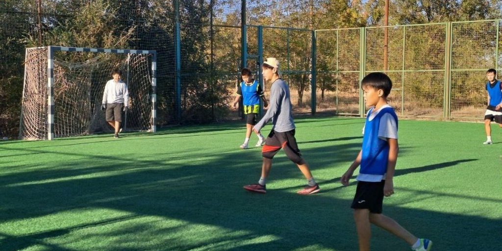 В Юстинском районе Калмыкии прошел турнир по мини-футболу среди дворовых команд