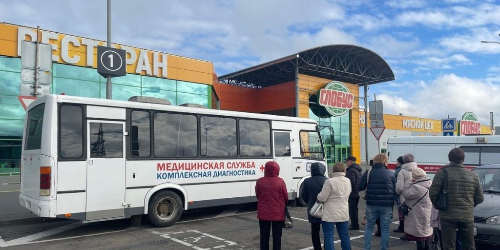 Во Владимире начал работать мобильный пункт вакцинации у «Глобуса»