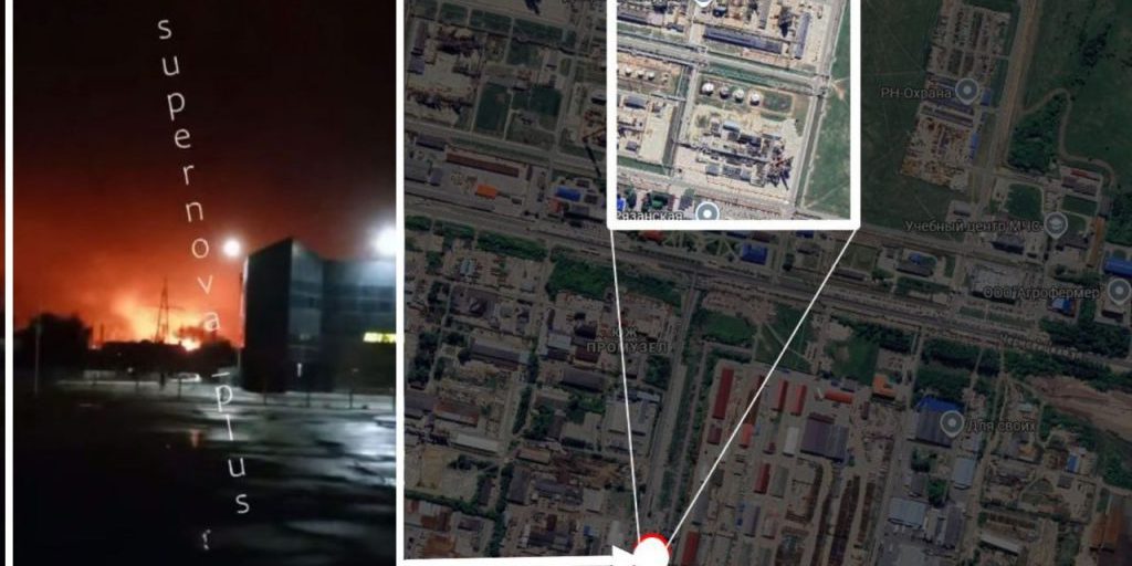 Russia reports large-scale drone attack: Ryazan oil refinery targeted