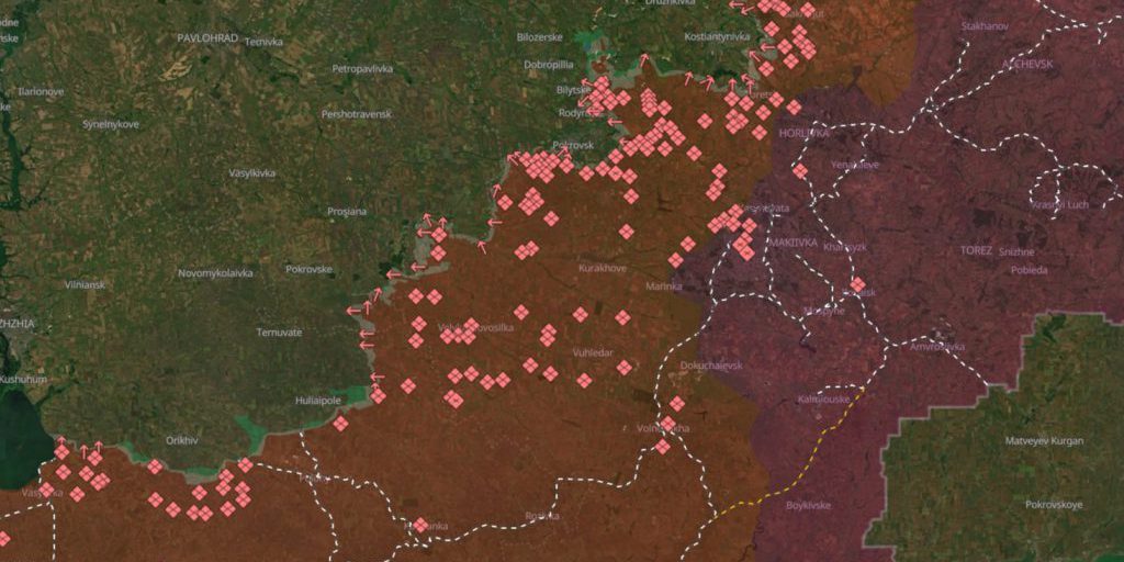 Avanzata russa in Ucraina: le forze di Mosca guadagnano terreno nelle oblast di Donetsk e Zaporizhzhia