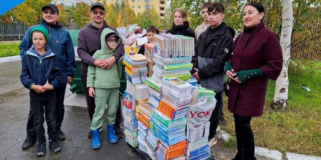 «БумБатл» в Надыме собрал больше 4,7 тонны макулатуры