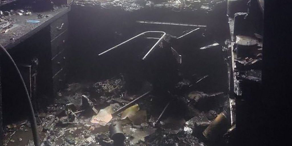 Калининградские спасатели потушили пожар в офисном помещении