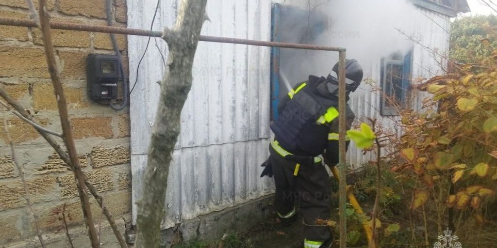 В Херсонской области потушили пожар в жилом доме