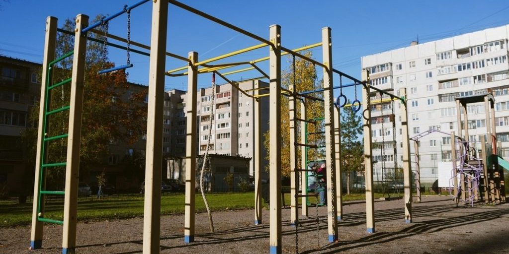 Усилиями двух ТОС в Великом Новгороде появились спортивная и детская площадки