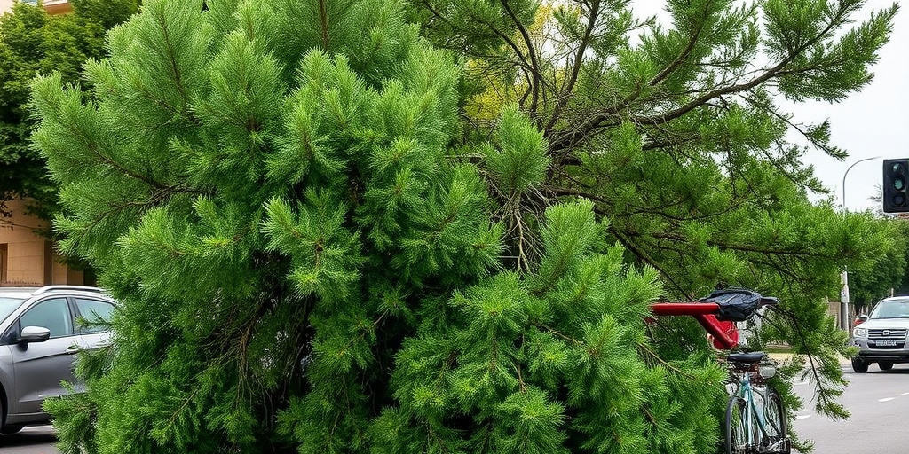 Albero cade a Trani, colpisce auto e sfiora passante: due feriti lievi