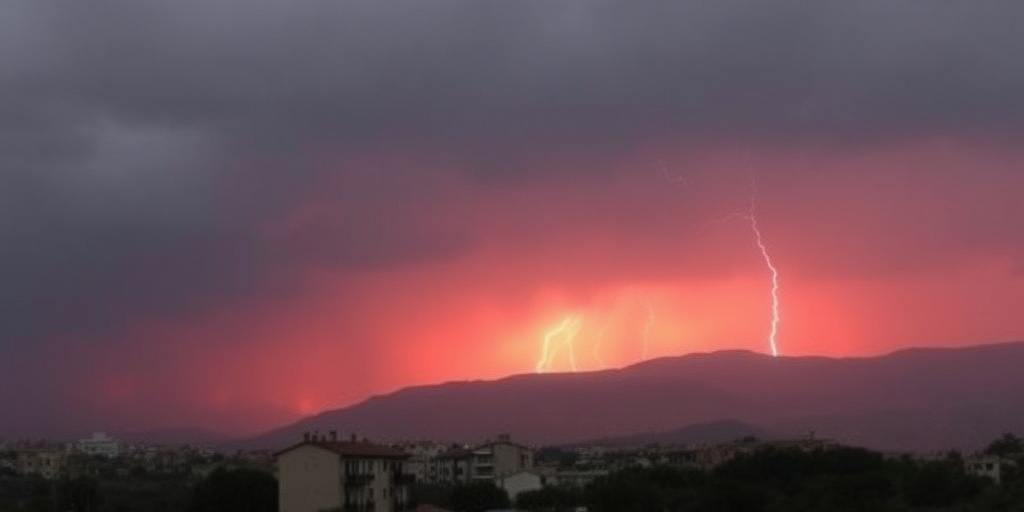 Allerta arancione per piogge e temporali prorogata fino a giovedì 29 nella Sardegna centro‑occidentale e Logudoro