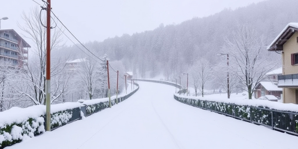 Allerta gialla per neve in Emilia‑Romagna: 30 cm previsti in montagna