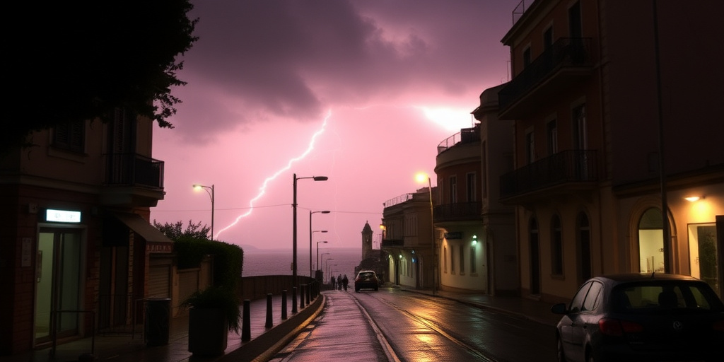 Allerta gialla: temporali e vento forte in Campania