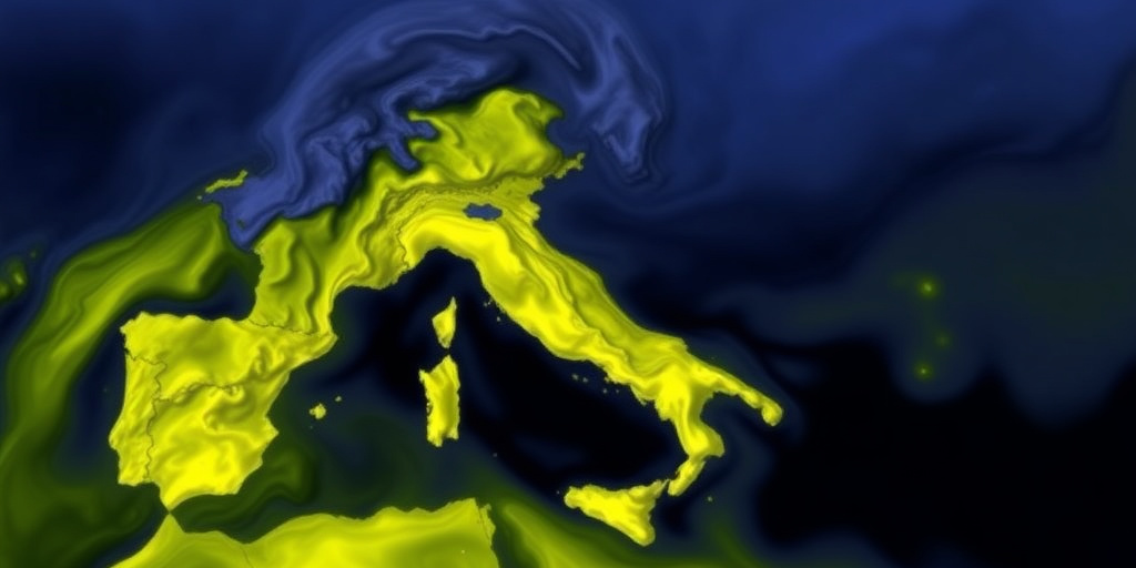 Allerta meteo gialla per temporali intensi in Campania fino a mezzanotte di domani