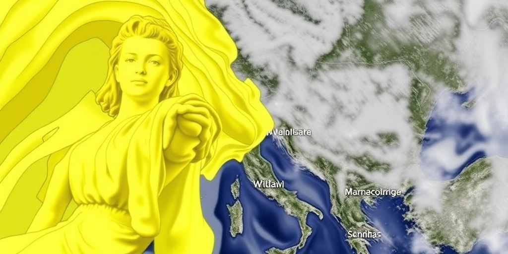 Allerta meteo gialla prorogata in Campania fino alle 18 di domani