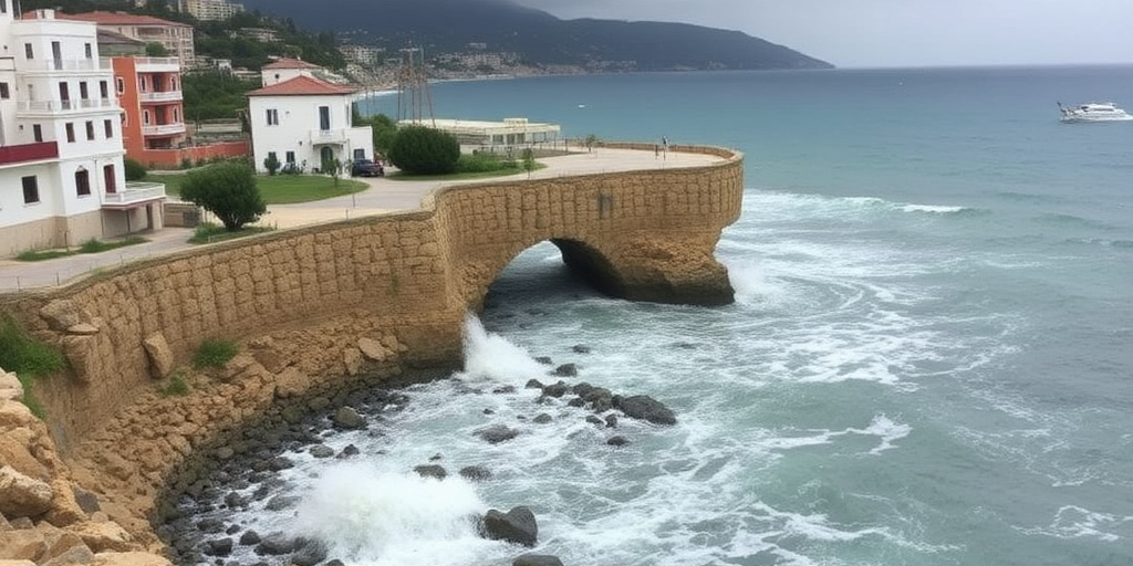 Alluvione lungo la costa di Ciciliano: acqua raggiunge altezza di quattro piani