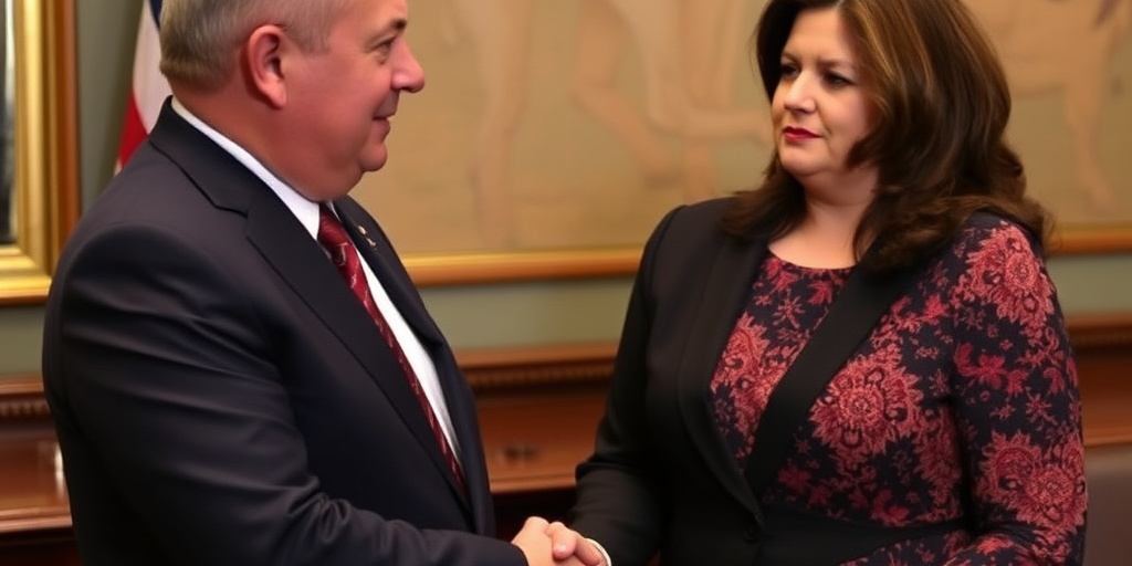 Ambasciatore georgiano Taliashvili incontra la deputata repubblicana Anna Paulina Luna negli Stati Uniti